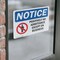 Signmission Positively No Admittance Except On Business OSHA Notice Sign, Vinyl Decal, 14in W x 10in L, 2PK OS-2PACK-NS-D-1014-L-16392 - alternate 4
